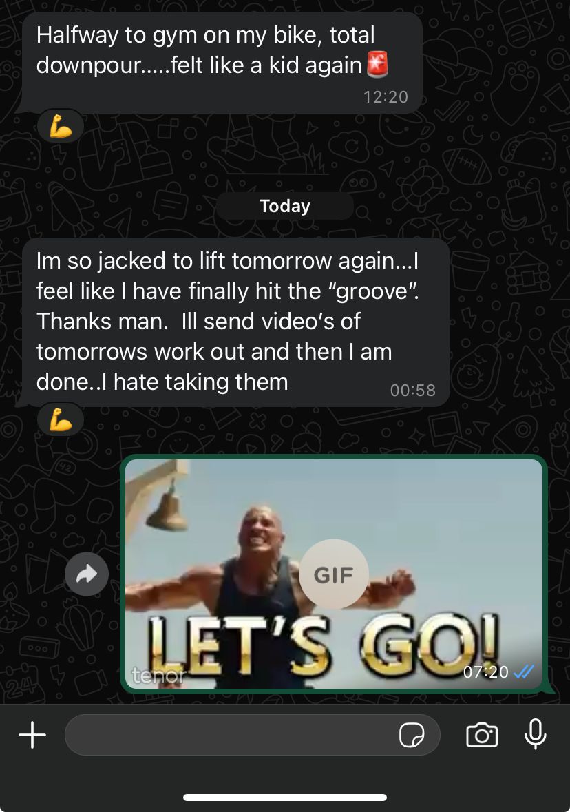 Client testimonial direct message 11