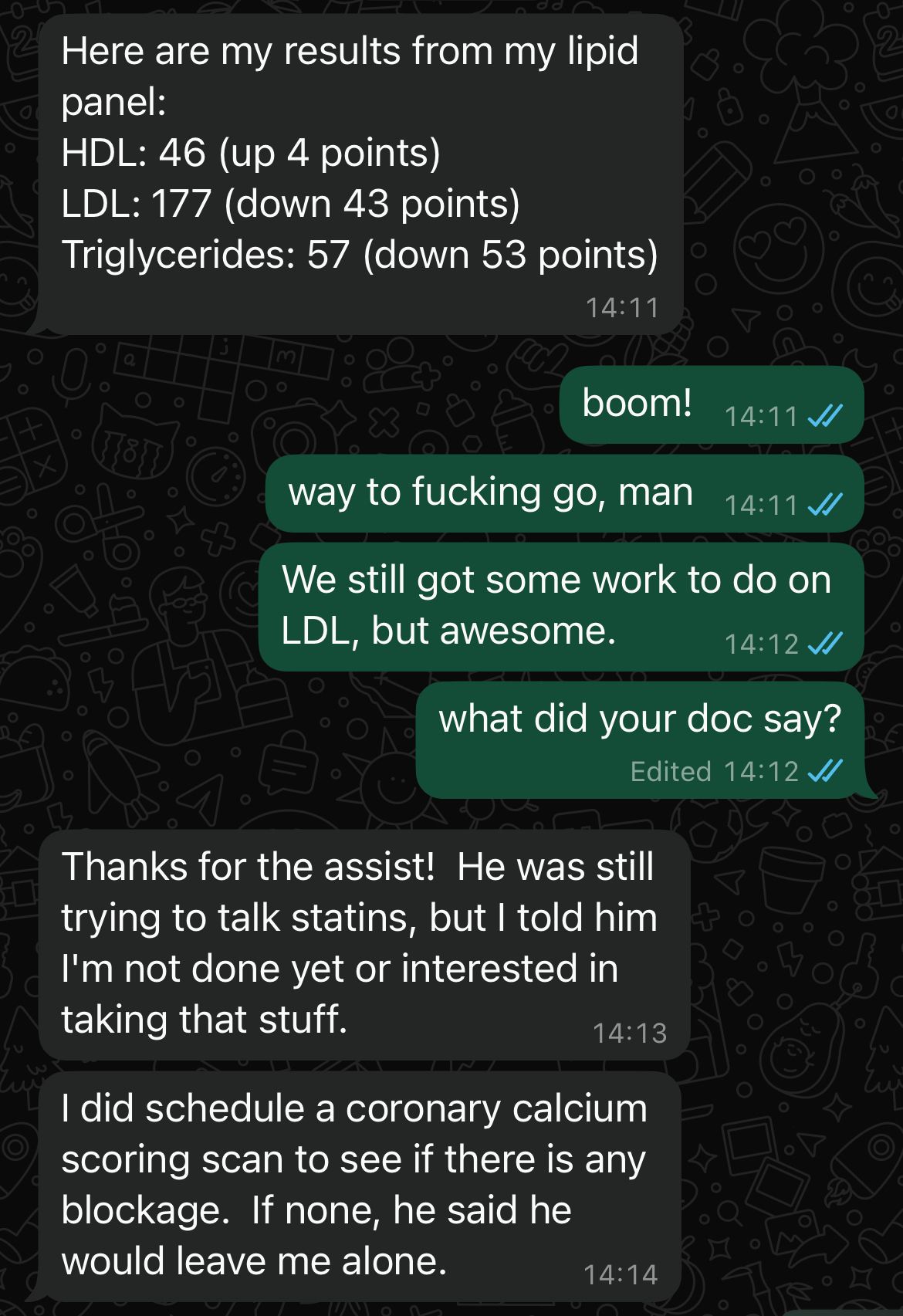 Client testimonial direct message 2