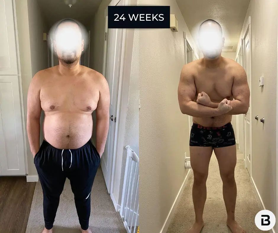 Client Transformation: 24 weeks progress